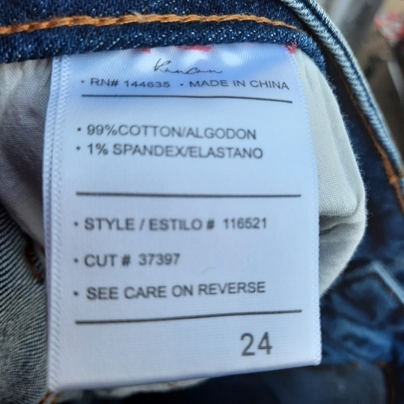 KanCan high rise boyfriend jeans size 24 NWT - Picture 7 of 7